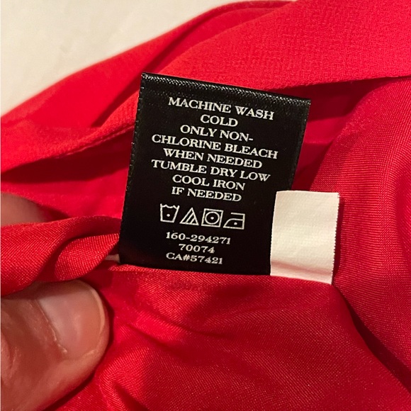 Loft red pleated skirt - Picture 4 of 6